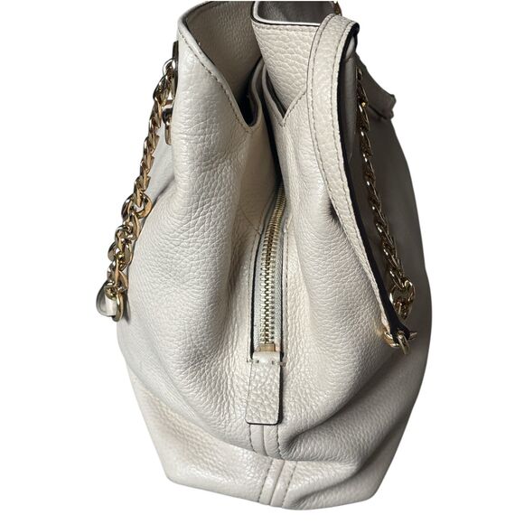 Michael Kors Raven Large Leather Shoulder Bag Tote 3-Compartment - Picture 3 of 6